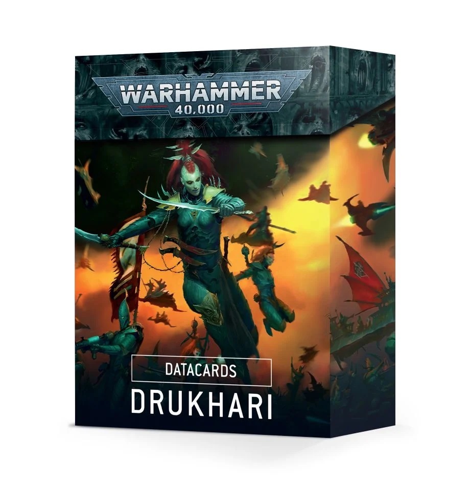 WH 40K: Drukhari - Data Cards