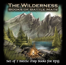 [023LBM] Battle Mats: RPG Wilderness Book of Battle Mats