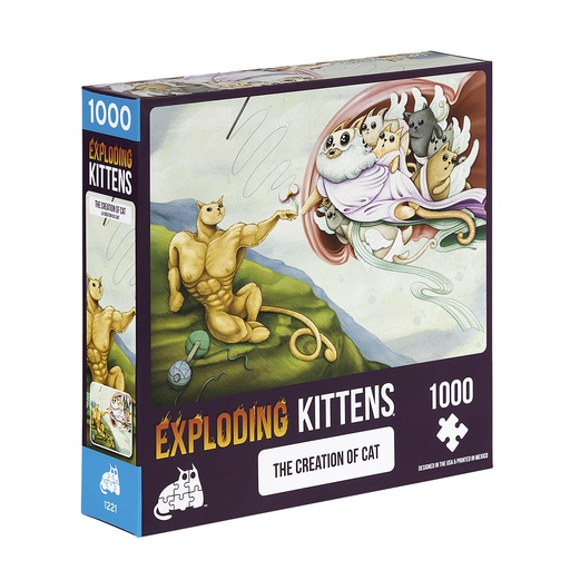 [PCREAT-1K-6] Jigsaw Puzzle: Exploding Kittens - The Creation of Cat (1000 Pieces)