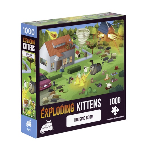 [PBOOM-1K-6] Jigsaw Puzzle: Exploding Kittens - Housing Boom (1000 Pieces)