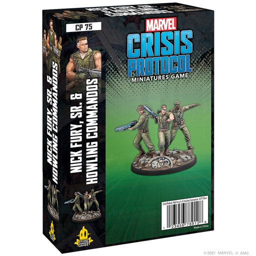 [CP75EN] MARVEL: Crisis Protocol - Nick Fury, Sr. & Howling Commandos