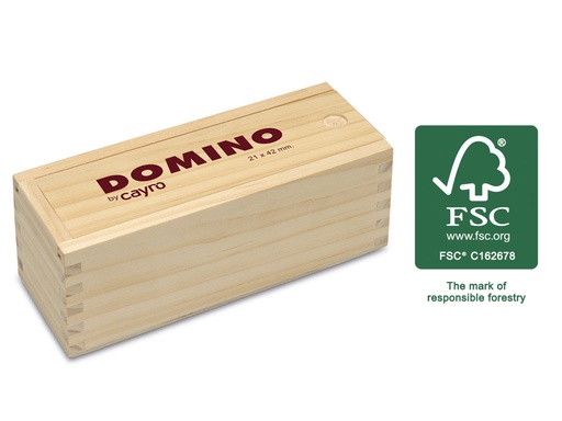 [243] Domino: Cayro - Acrylic (Wooden Box)