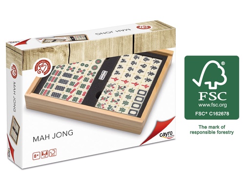 [682] Mahjong: Cayro - Plastic (Wooden Box)