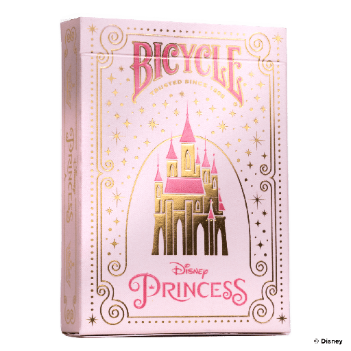 [10038679] Playing Cards: Bicycle - Disney - Princess Mixed Pink / Navy