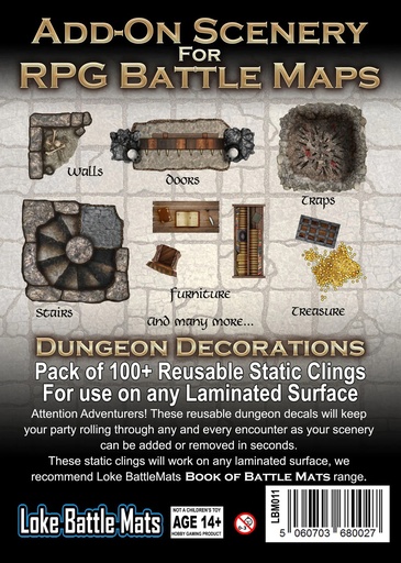 [011LBM] RPG Battle Maps: Add-on Scenery - Dungeon Decorations