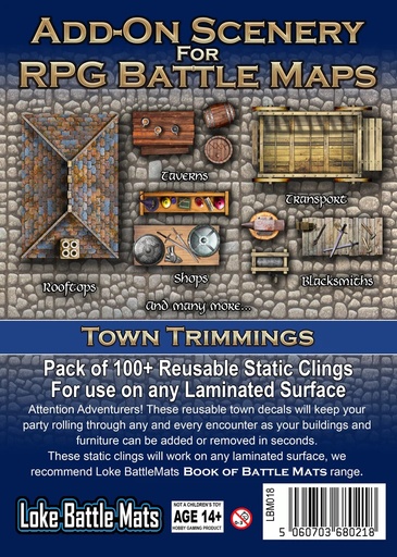[018LBM] RPG Battle Maps: Add-on Scenery - Town Trimmings