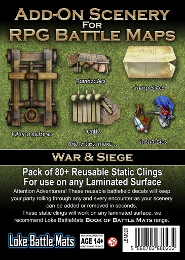 [020LBM] RPG Battle Maps: Add-on Scenery - War & Siege