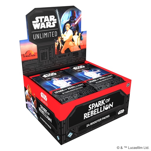 [SWH0102EN] Star Wars: Unlimited - Spark of Rebellion Booster Display