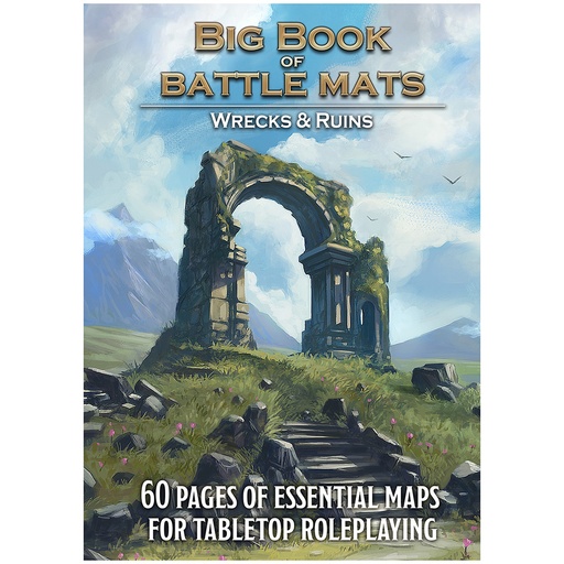 [LBM047] RPG Battle Mats: Big Book of Battle Mats - Wilds Wrecks & Ruins