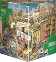 Jigsaw Puzzle: HEYE - Triangle: Gobel/Knorr, Superhero Movie (2000 Pieces)