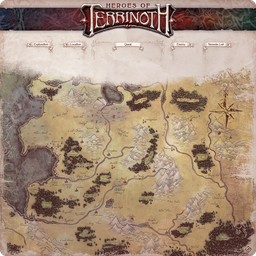 [TER02] Heroes of Terrinoth: The Adventure Card Game - Gamemat