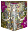 Jigsaw Puzzle: HEYE - Triangle: Degano, Elephant's Life (1000 Pieces)