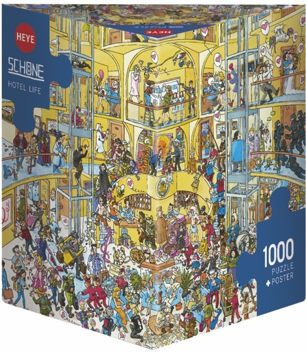 [29927] Jigsaw Puzzle: HEYE - Triangle: Schone, Hotel Life (1000 Pieces)