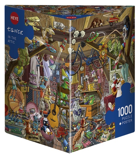 [29885] Jigsaw Puzzle: HEYE - Triangle: Tanck, In The Attic (1000 Pieces)