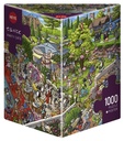 Jigsaw Puzzle: HEYE - Triangle: Tanck, Party Cats (1000 Pieces)