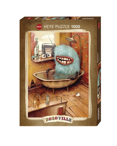 [29539] Jigsaw Puzzle: HEYE - Zozoville: Bathtub (1000 Pieces)